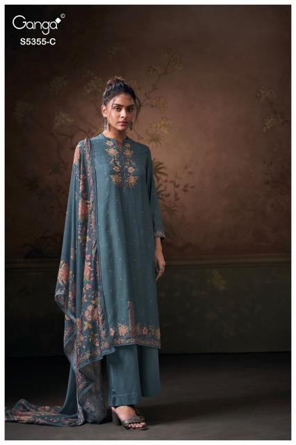 Ganga iryesa 5355 dress material wholesale price in chennai